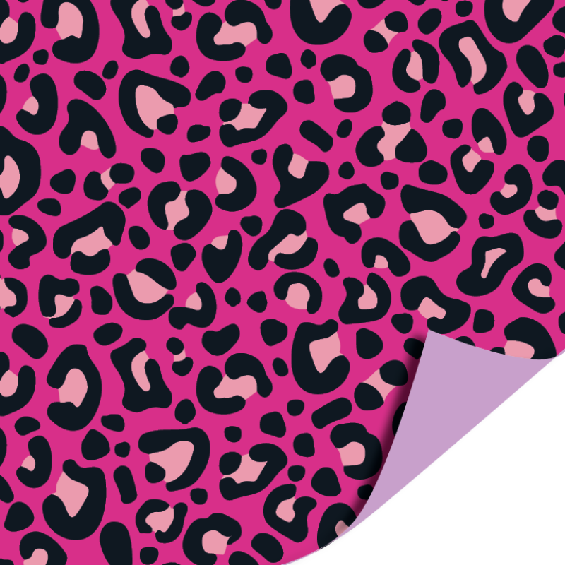 Inpakpapier 70 CM | Leopard pink