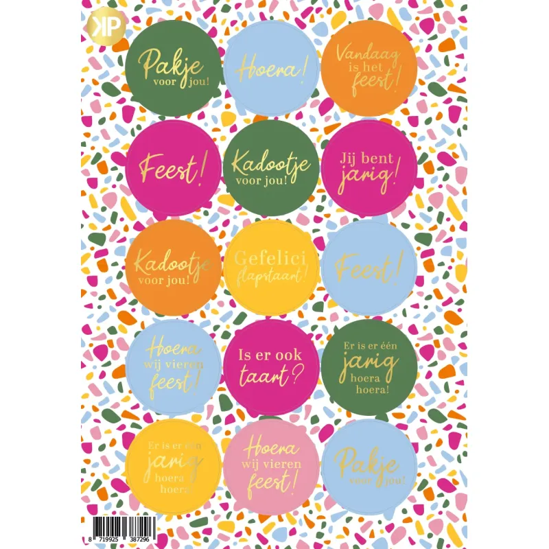 Stickervel | Terrazzo