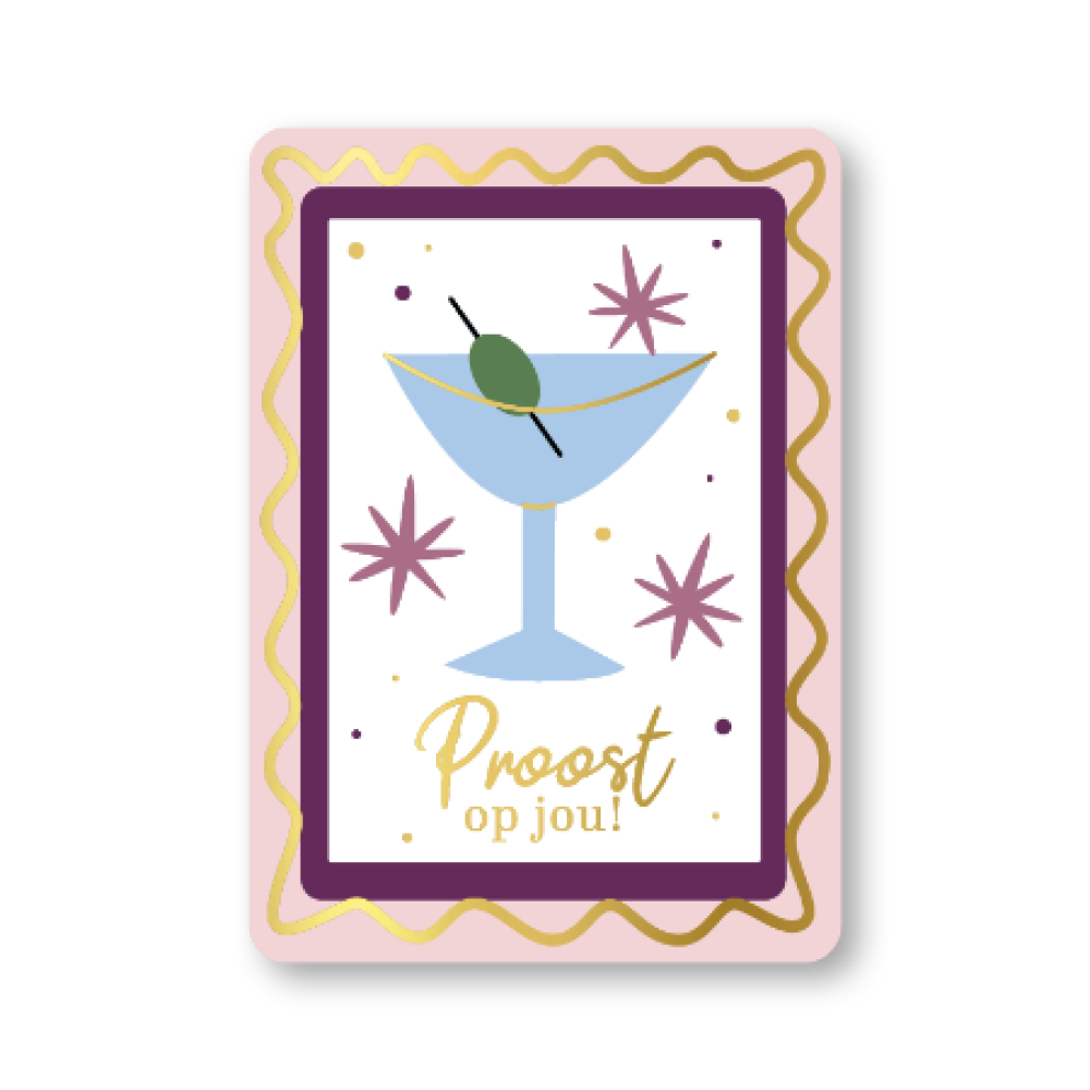 Ansichtkaart | Proost op jou