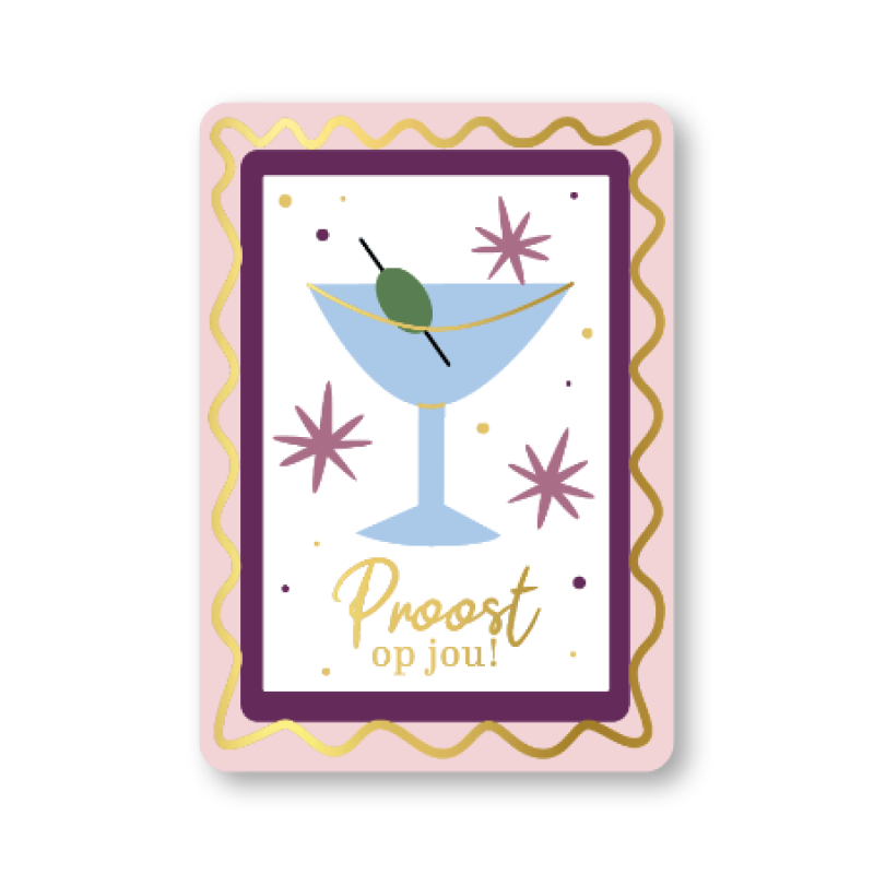 Ansichtkaart | Proost op jou