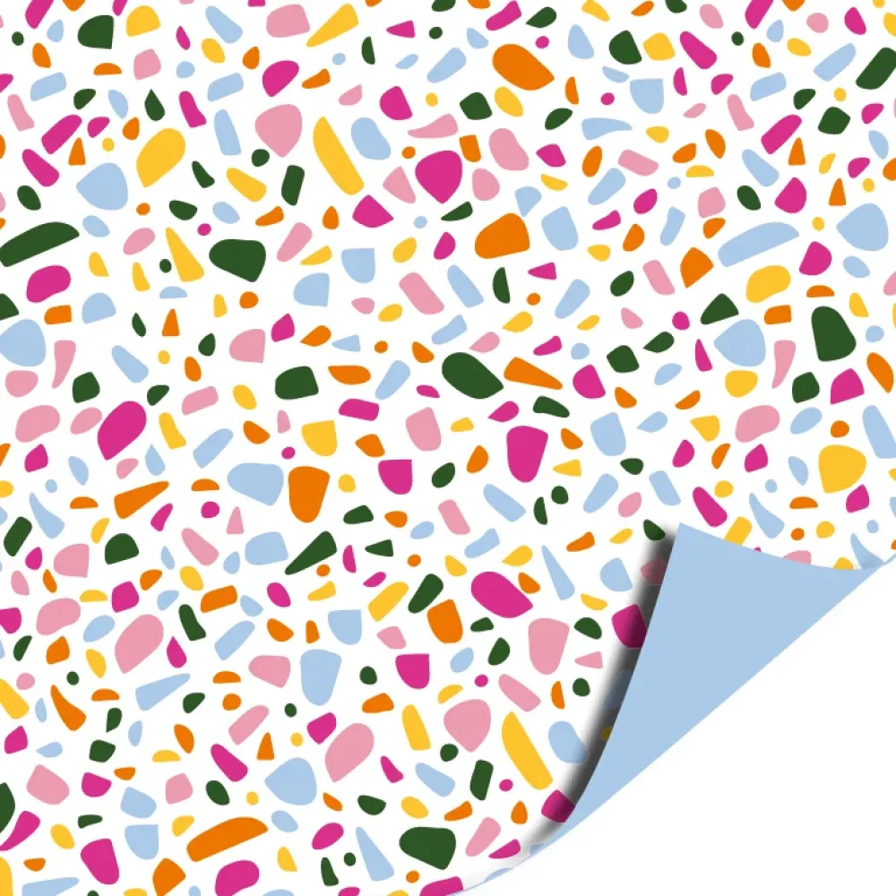 Inpakpapier 70 CM | Terrazzo roze