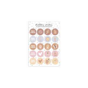 Stickervel | Birthday girl