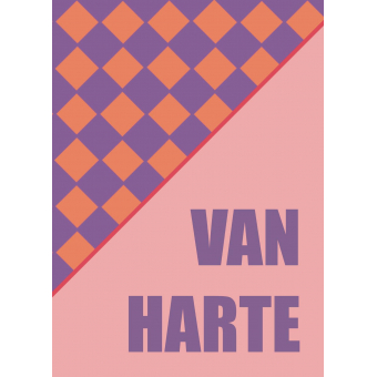 Ansichtkaart | Van harte ruit