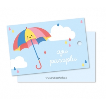 Cadeaulabels | Aju paraplu