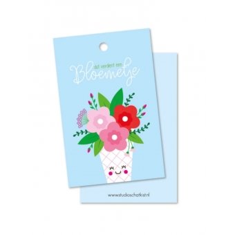 Cadeaulabels | Dat verdient een bloemetje