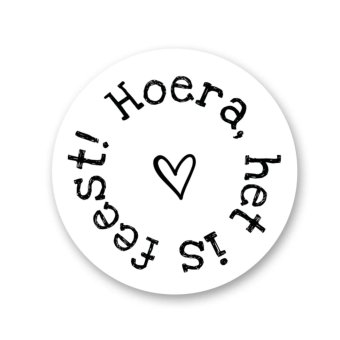 Kadostickers | Hoera, het is feest