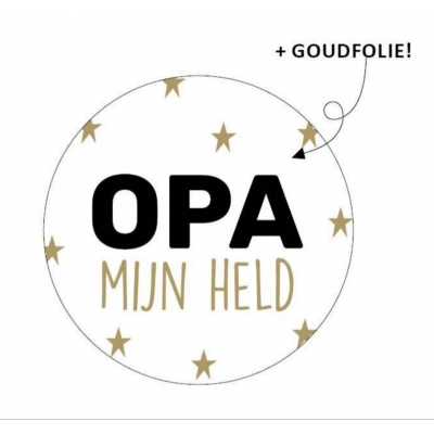 Kadostickers | Opa mijn held Kadostickers | Opa mijn held
