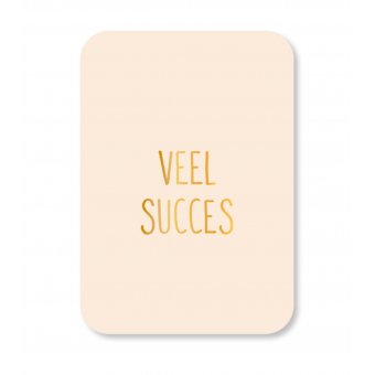 Kaarten mini | Veel succes