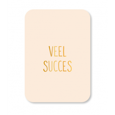Kaarten mini | Veel succes