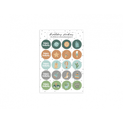 Stickervel | Birthday boy